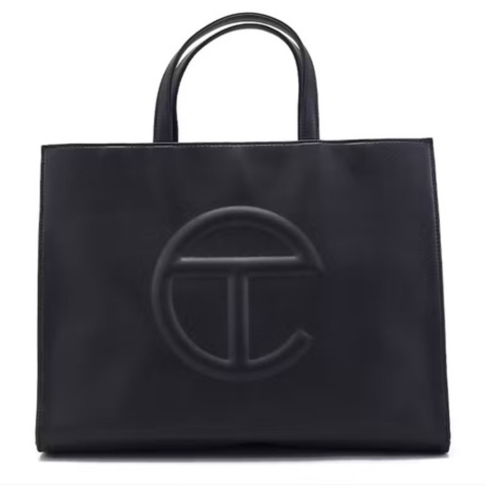 Telfar Medium Black Shopping Bag/ only used once